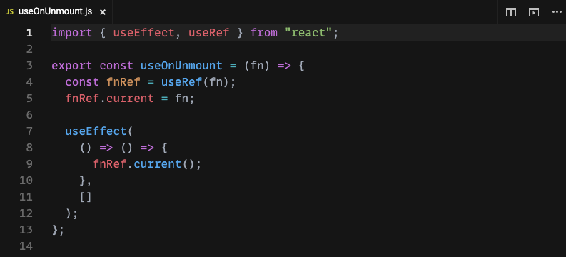 useOnUnmount()