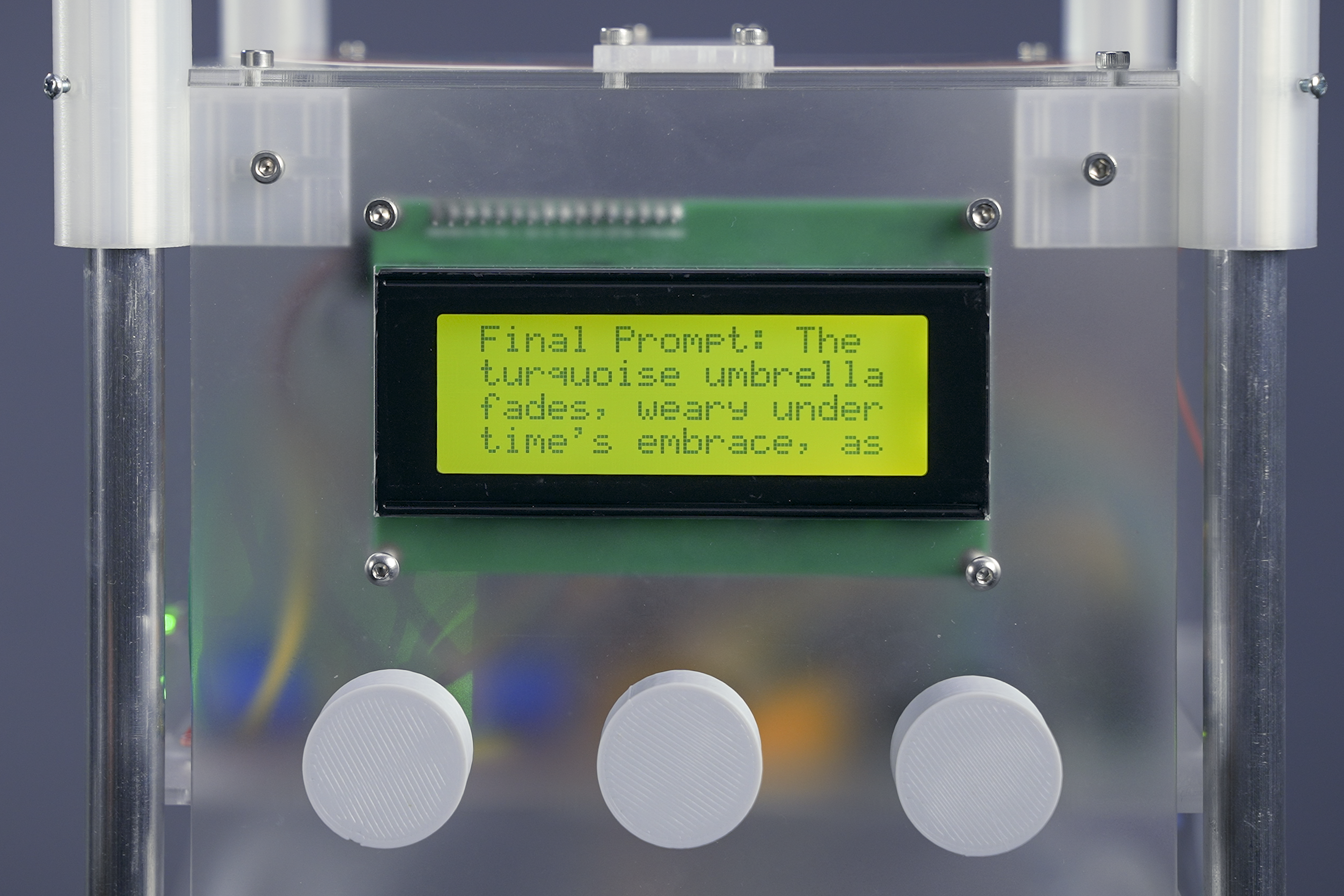 Generated prompt displayed
