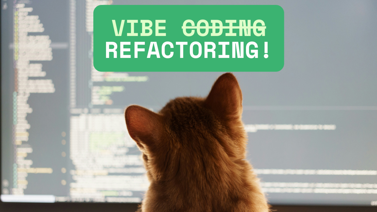 Vibe Coding Gives You Adrenaline. Vibe Refactoring Gives You Longevity.