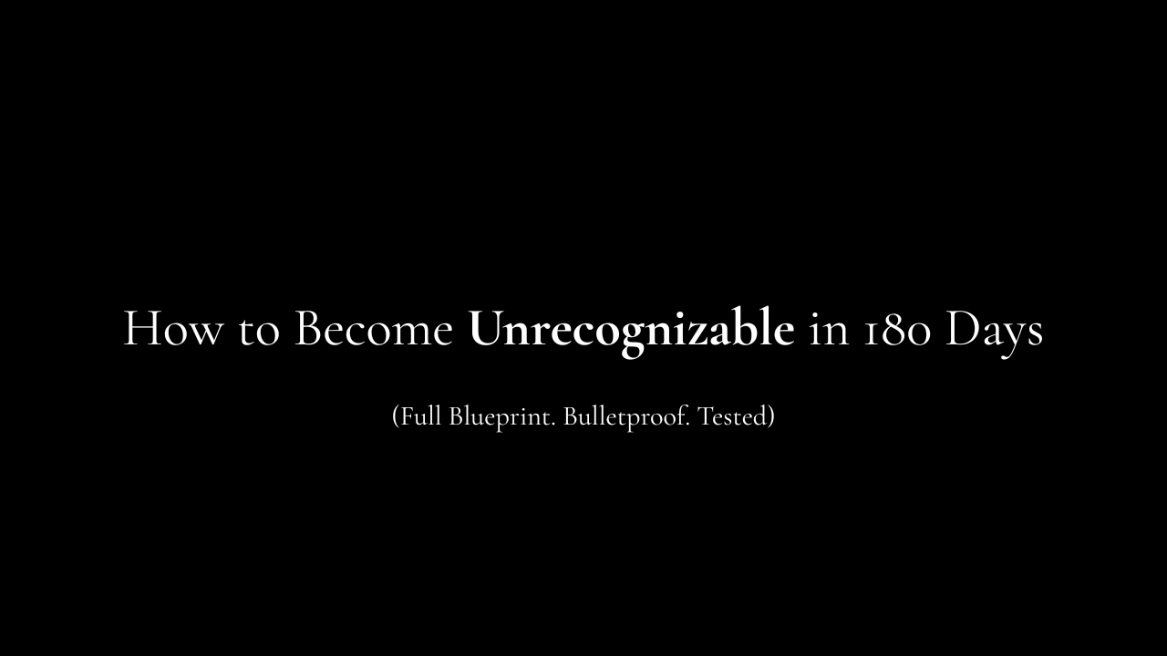 Rebuild Your Life in 180 Days: The No-Excuses Blueprint