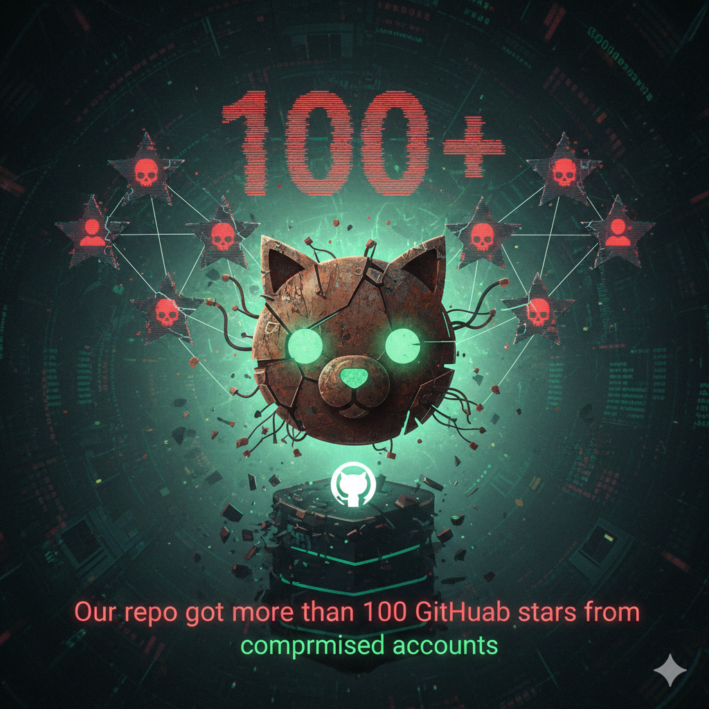 Our Repo Got More Than 100 GitHub Stars From Compromised Accounts