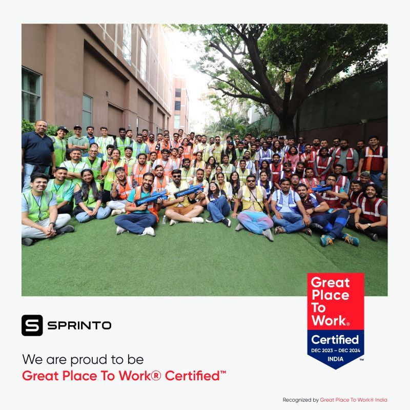  Great place to work certified