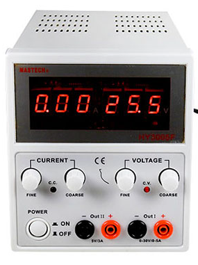 Picture 2. My power supply, but you can use any power supply with 12 volts (more that 1A).