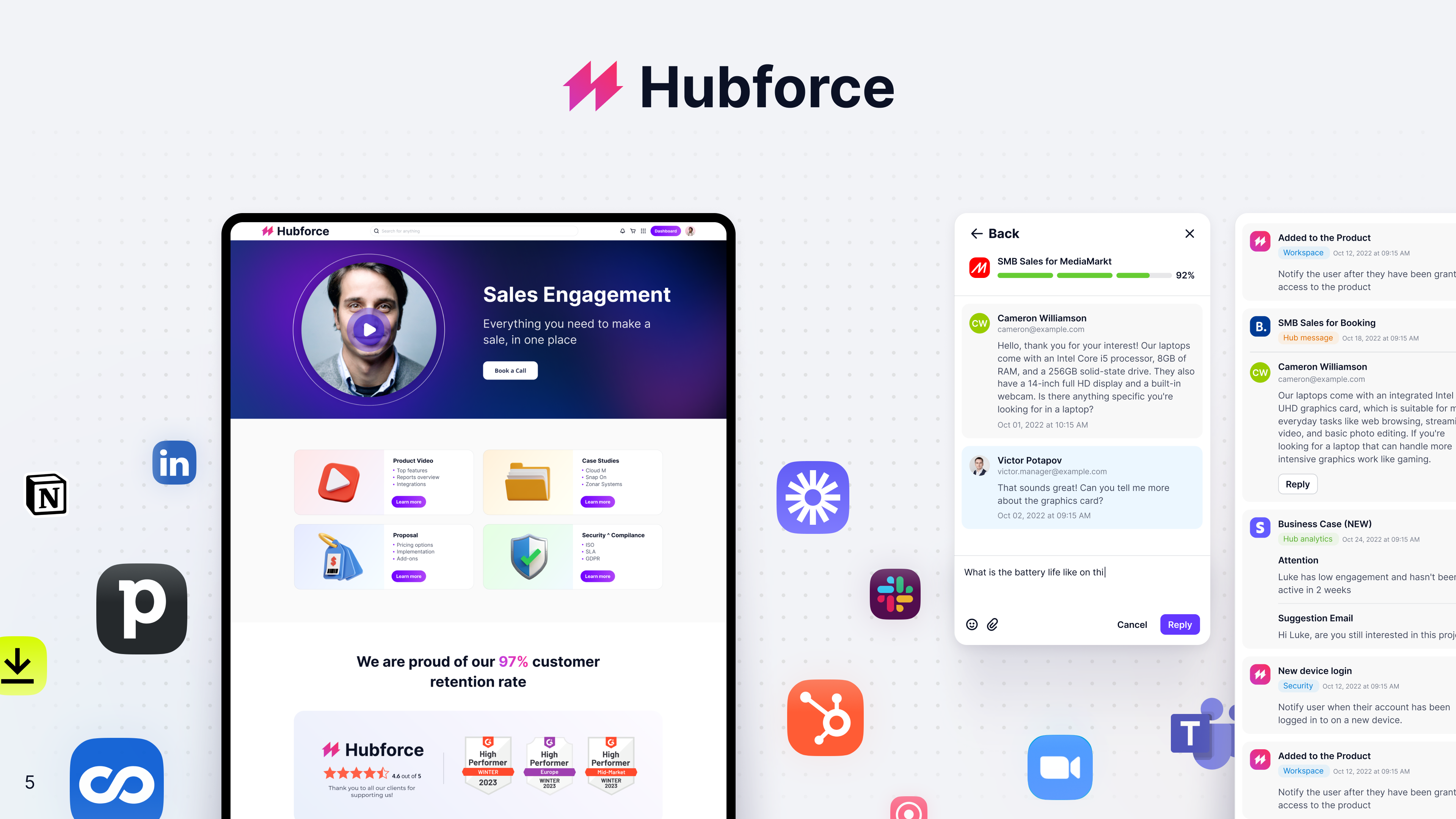 Hubforce, the heartbeat of your sales