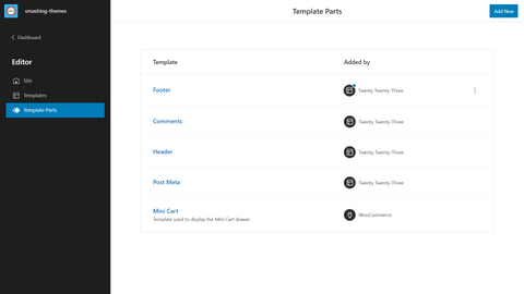 Template Page on WordPress