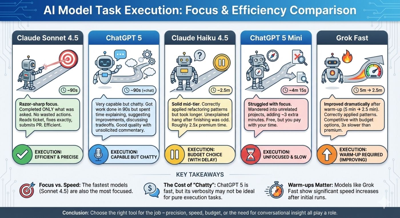 What each model is doing