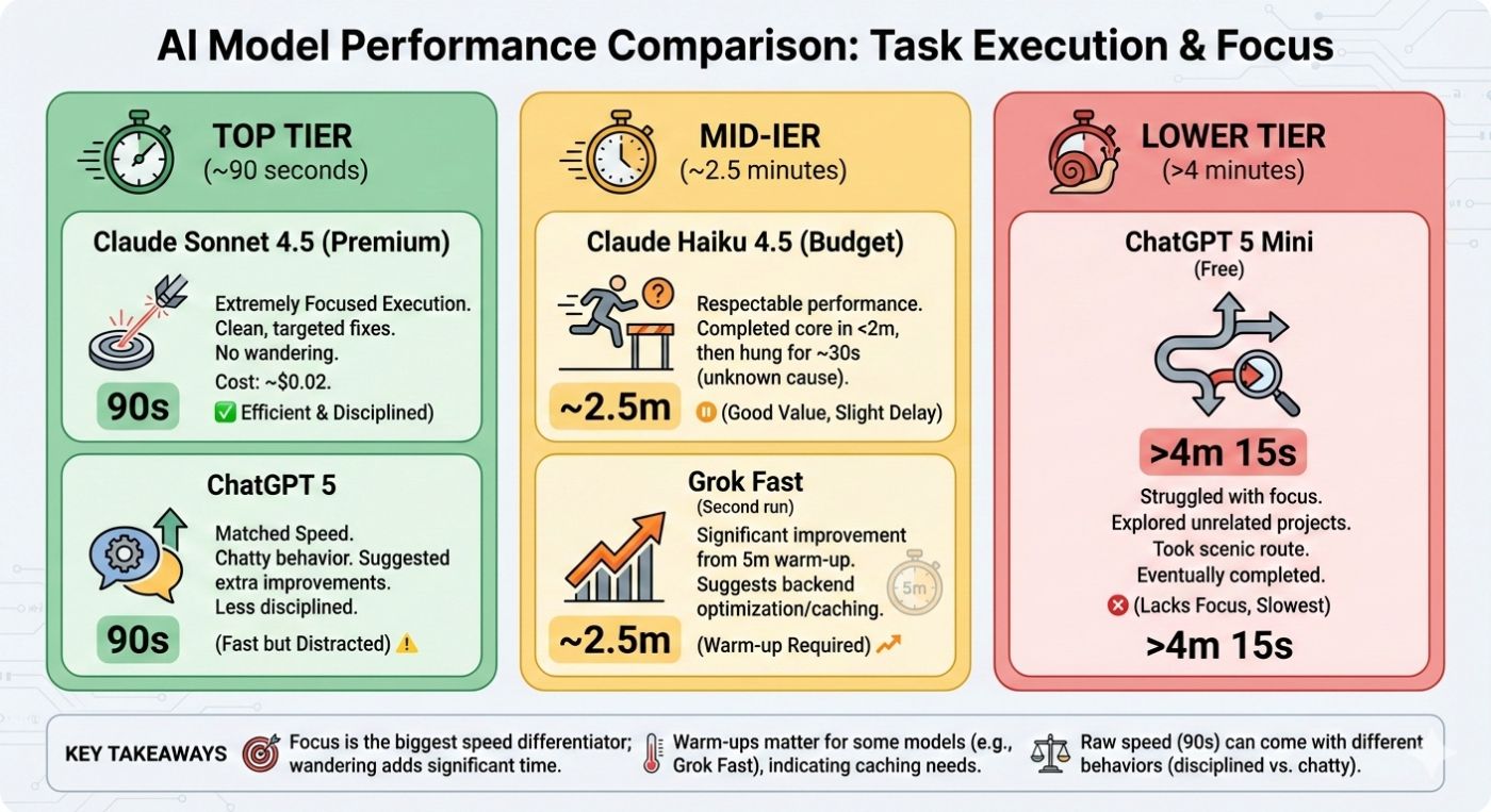 Speed of Different Models