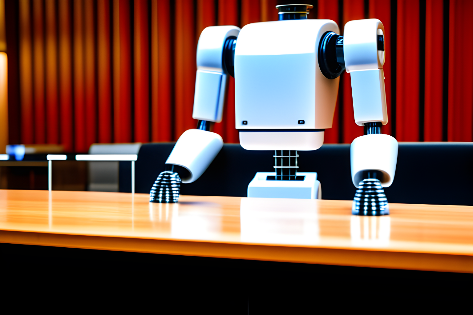 robot testifying in court