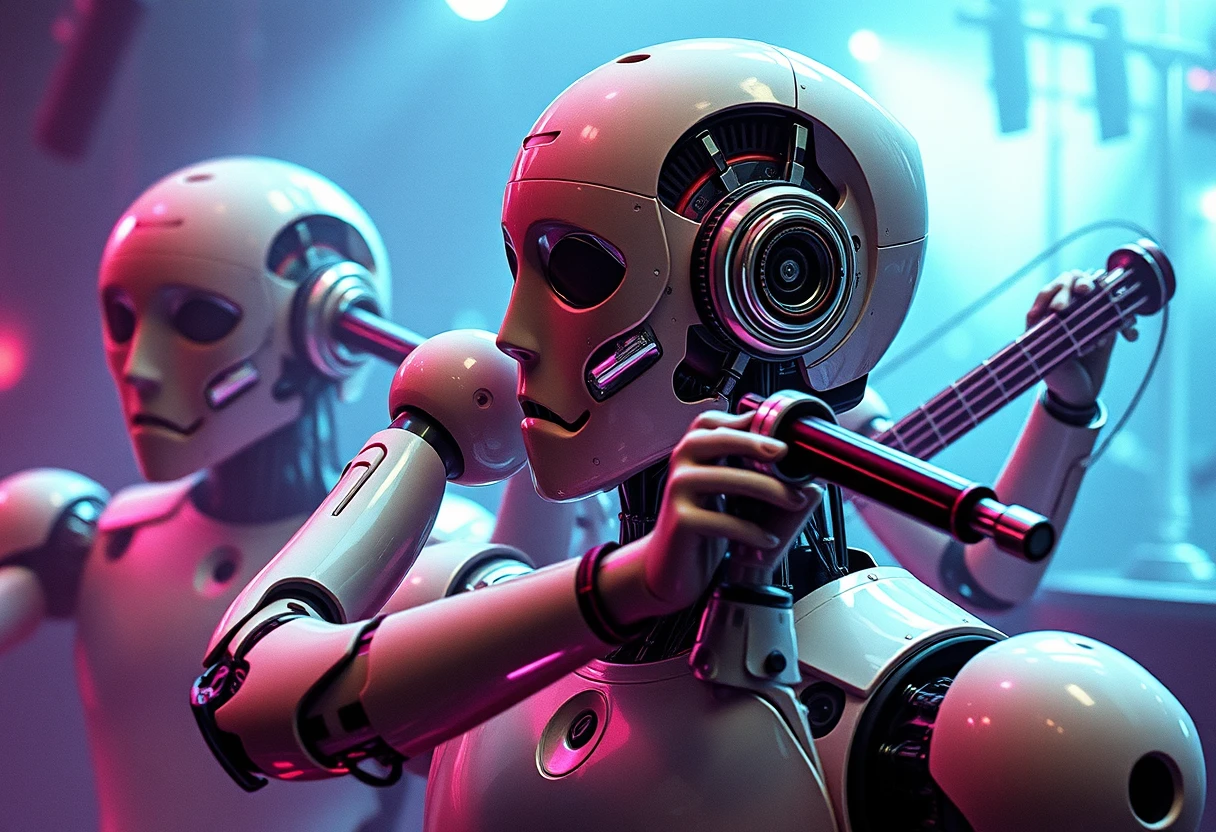 robots taking over music by force