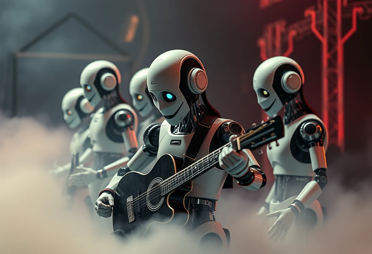 robots taking over music