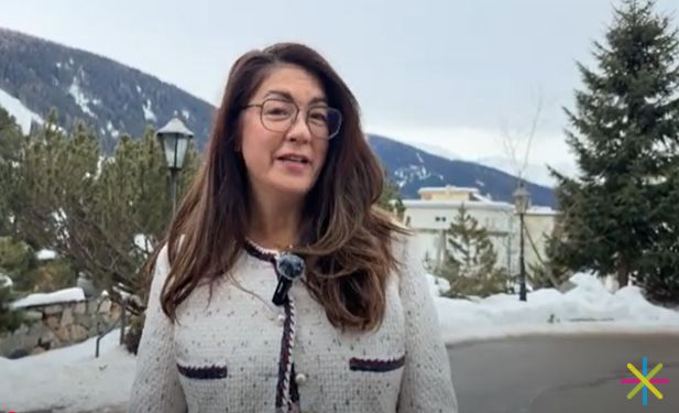 Jennifer Robertson of Bostoncoin at WEF, Davos