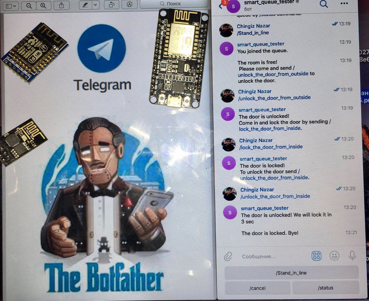 Интегрируйте своего Telegram-бота с реальным миром через микроконтроллер ESP32/ESP8266 Arduino