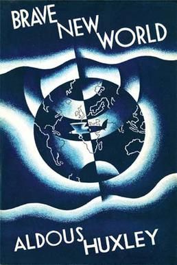 Brve New World (1949) - First Edition Cover (Wikipedia)