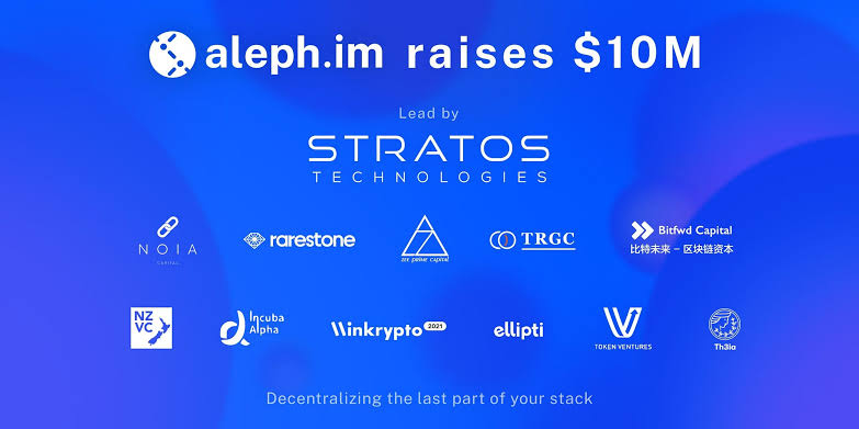 Multiple blockchains are supported when interacting with aleph.im.