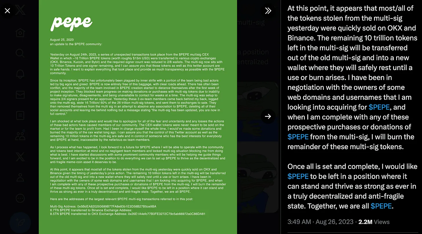 PEPE, a Purple Lamborghini, and More: The Story Continues | HackerNoon