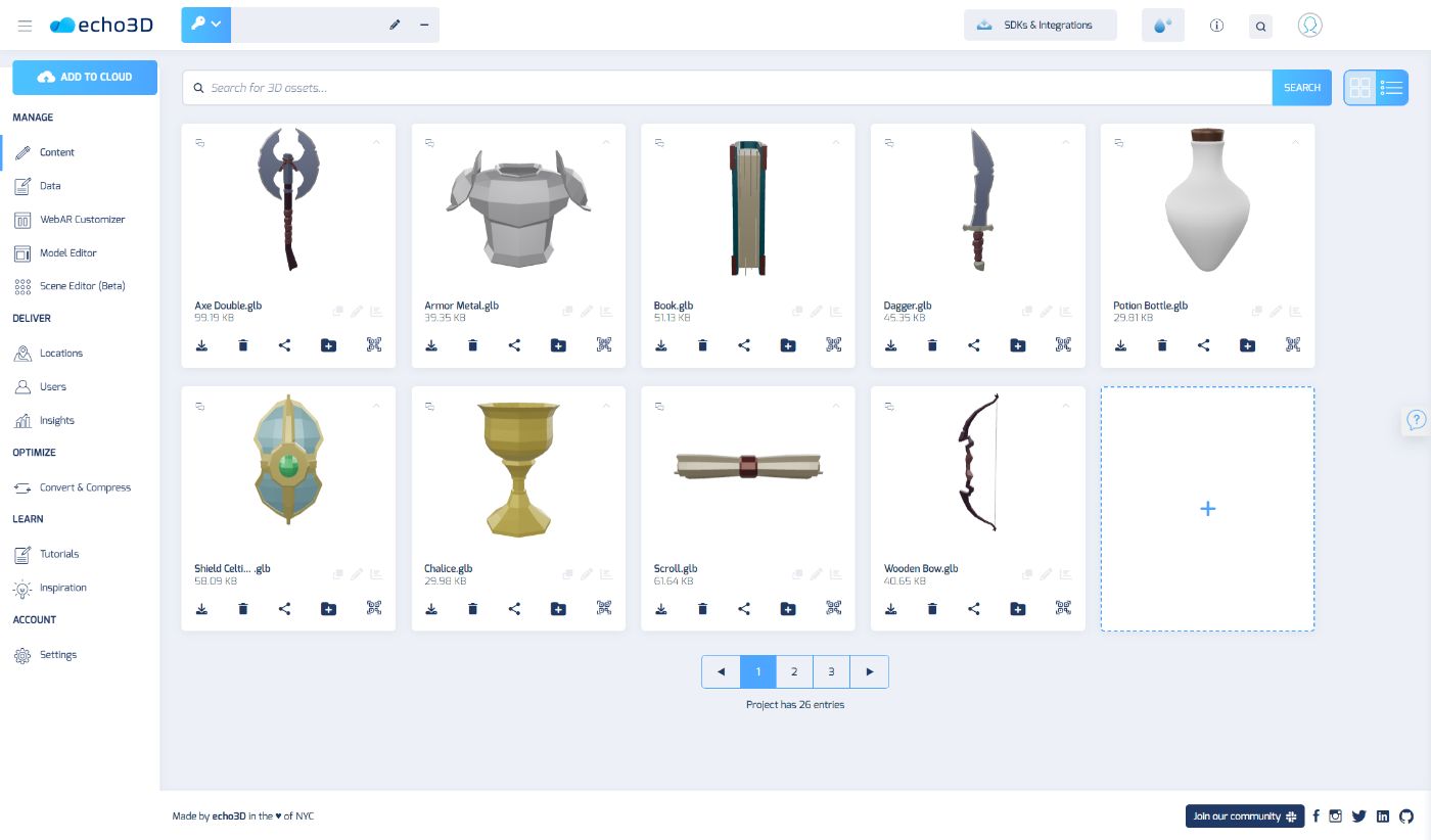 A Comprehensive Overview of 3D Asset Management