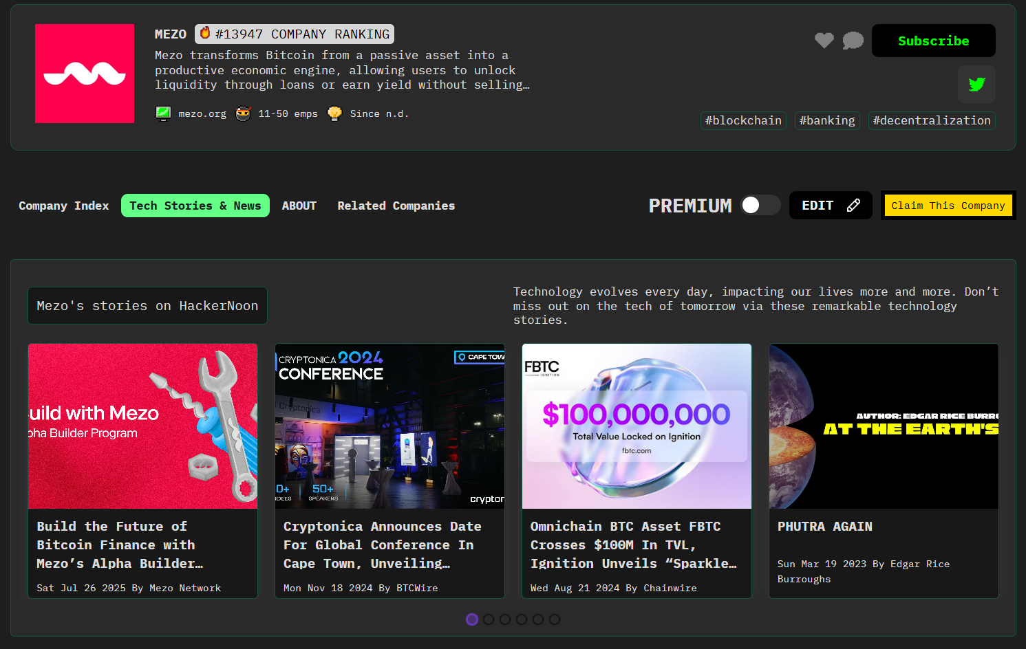 Meet Mezo: HackerNoon Company of the Week