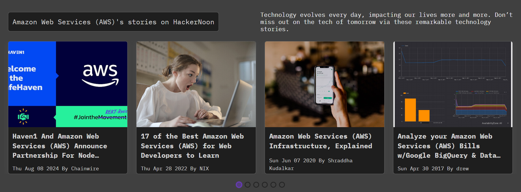 Meet AWS: HackerNoon Company of the Week