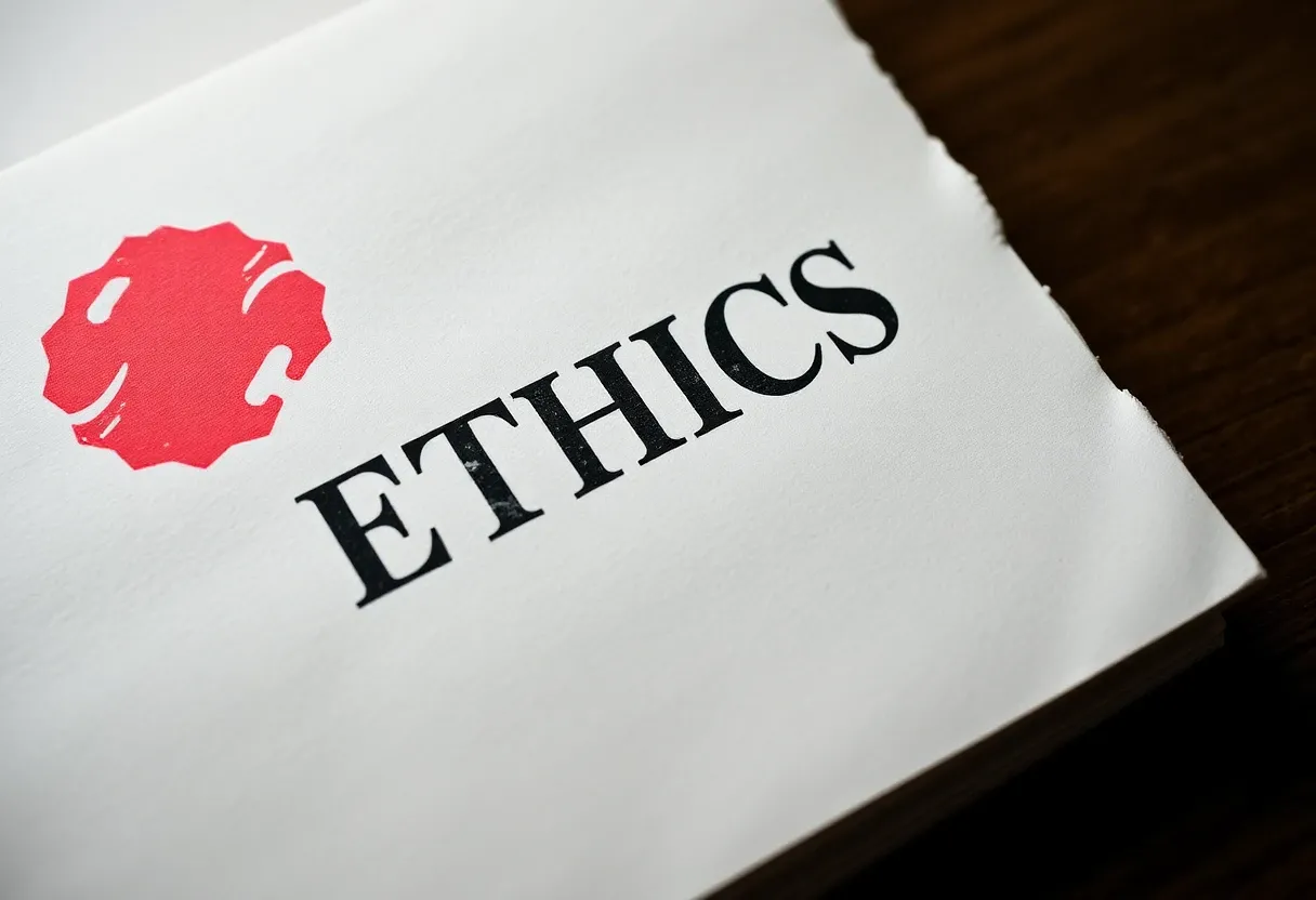 stamped ethics document