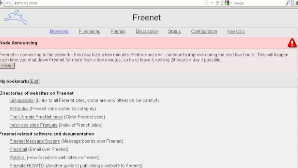 Freenet Search Engine 