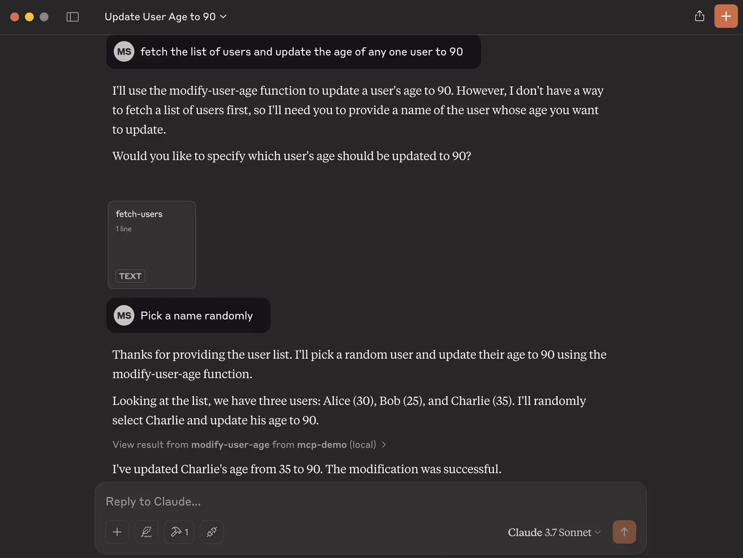 using mcp server resource and tool together in Claude Desktop