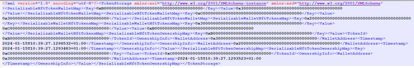 Xml Storage container file