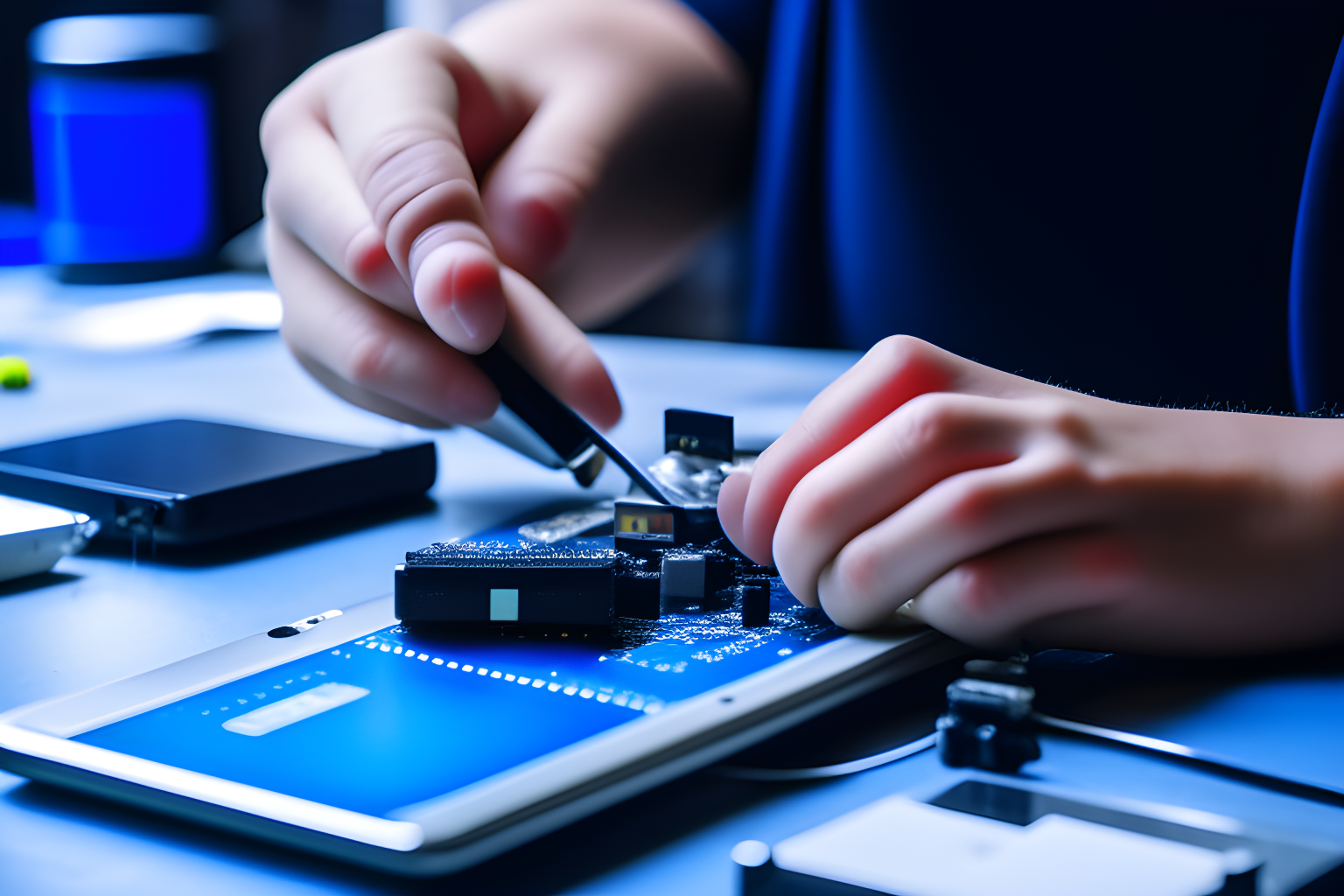 taking apart a device