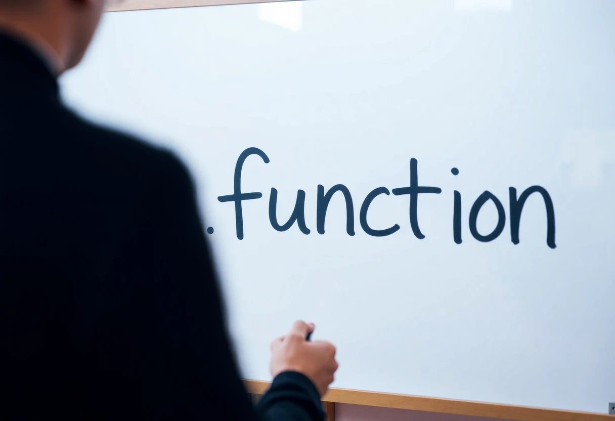 "tf.function" on a white board