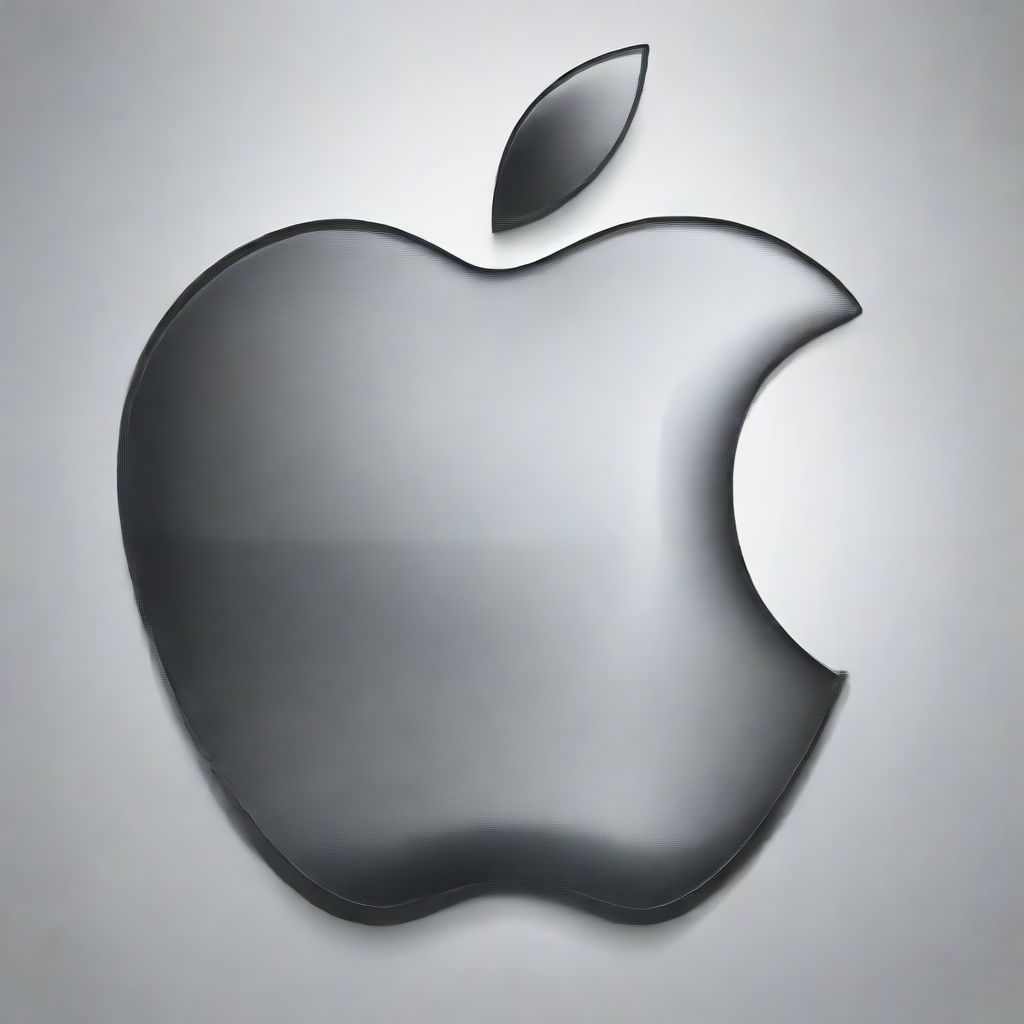 the apple logo, shielded from other apps by a thin film