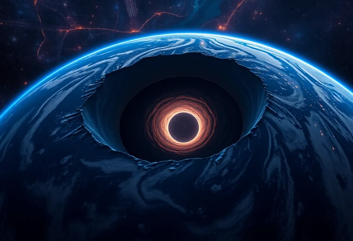 the center of the earth