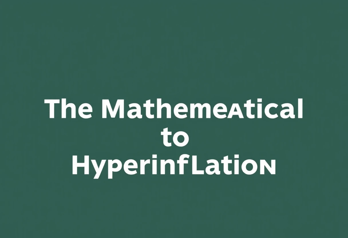 The Mathematical Formula to Hyperinflation