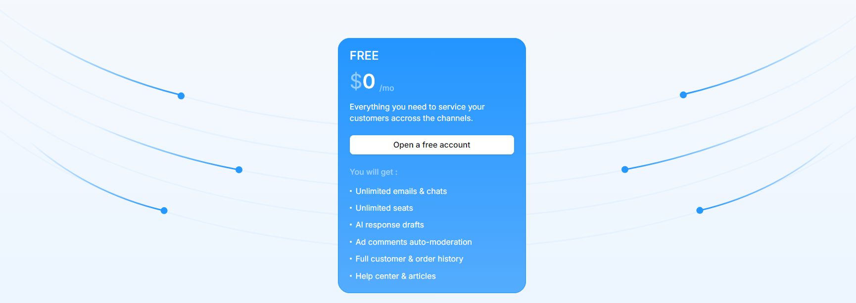 Pricing page is simple and elegant