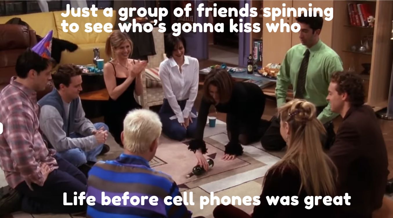 Life too boring without cell phones? Nah, we managed