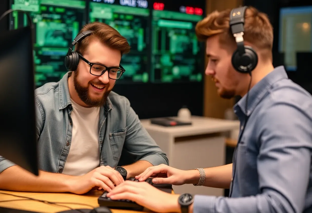 two developers sharing one keyboard