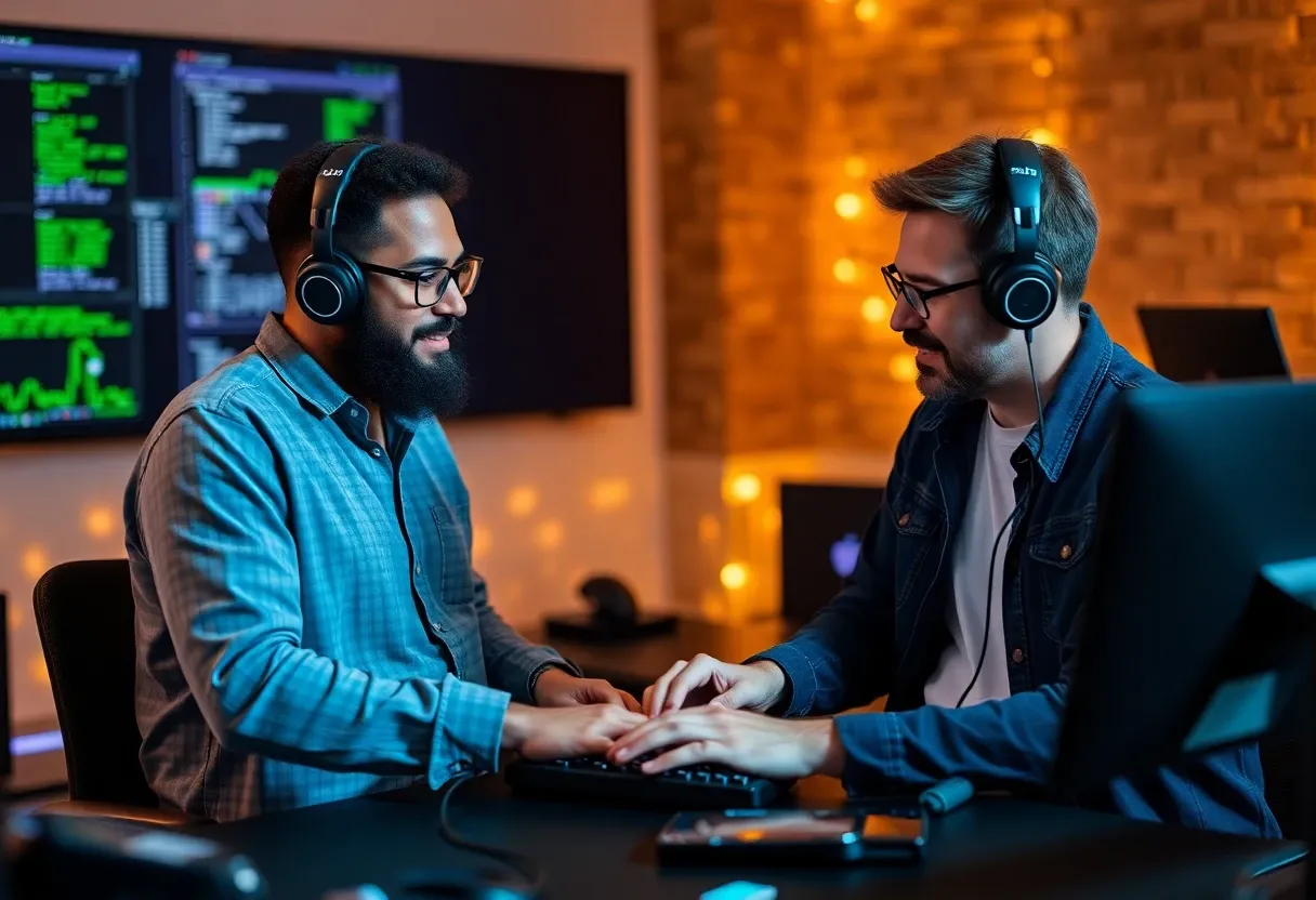 two developers sharing one keyboard