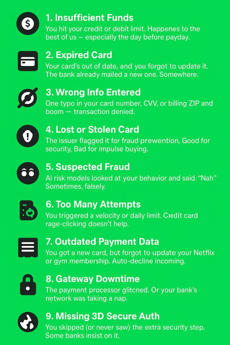 left-50 The kicker: 75%+ of these are soft declines — they might work if retried