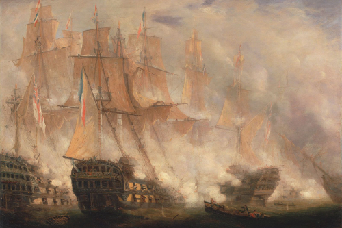 The Battle of Trafalgar Began 