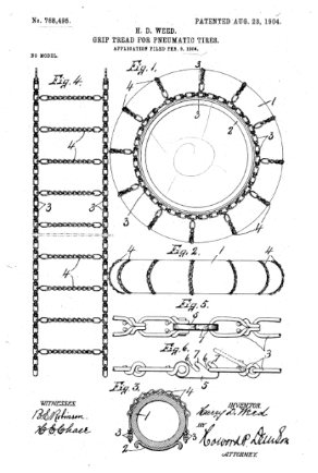 Snow Chains Patented