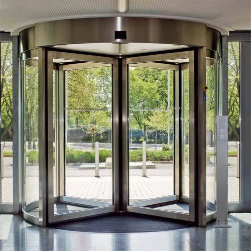 Revolving door was patent