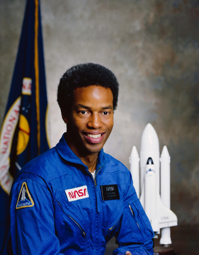 Guion Stewart Bluford was launched into Space