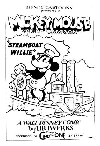 Disney’s Steamboat Willie was released 