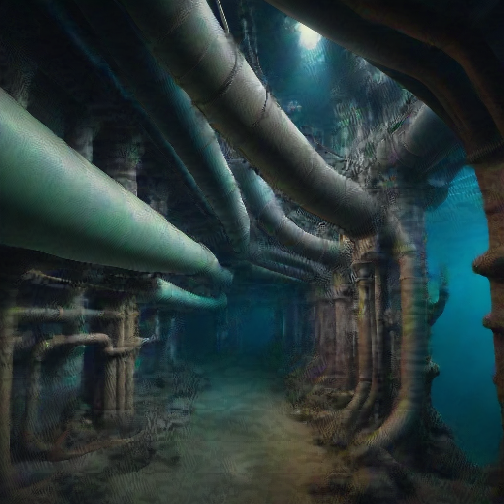 undersea pipes