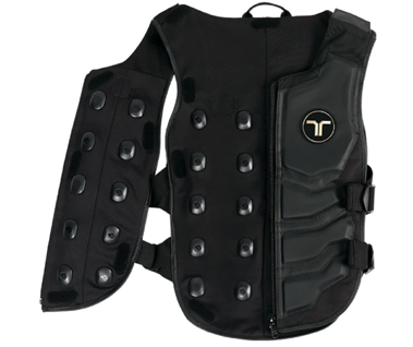 Haptic Vests allow you to feel impacts in games, which immediately pulls you into the game on another level