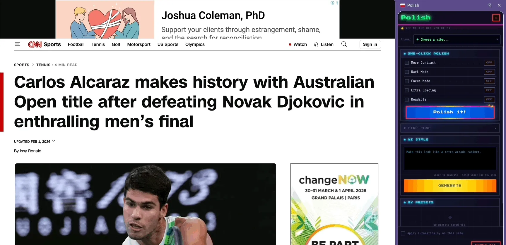 removing adds with Focus Mode