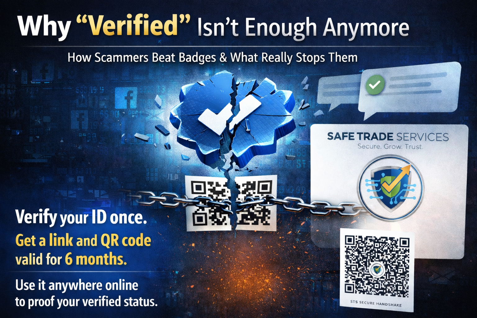 Safe Trade Services Earns a 43 Proof of Usefulness Score by Building Identity Verification for P2P Transactions