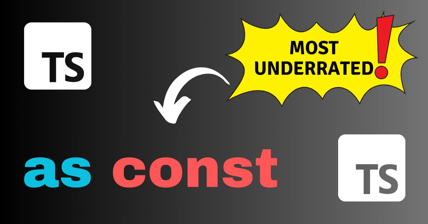 "as const" — Typescript's Unsung Hero for Strongly Typed Variables 