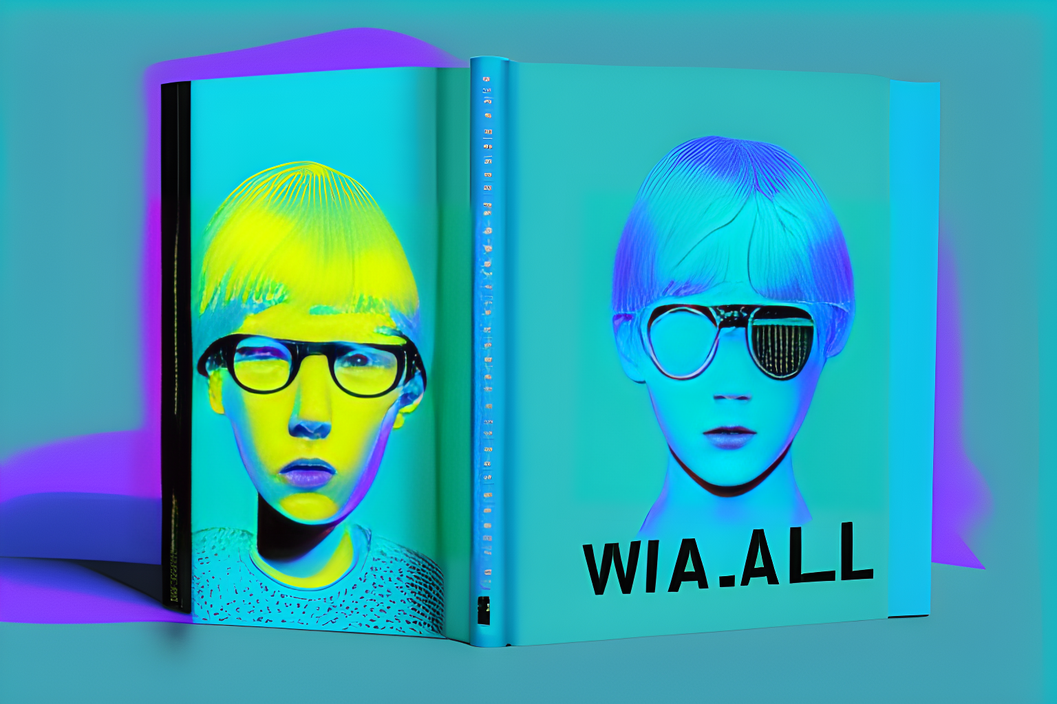 Warhol Style Book That is about explaining the basics of Artificial Intelligence to a 13 year old