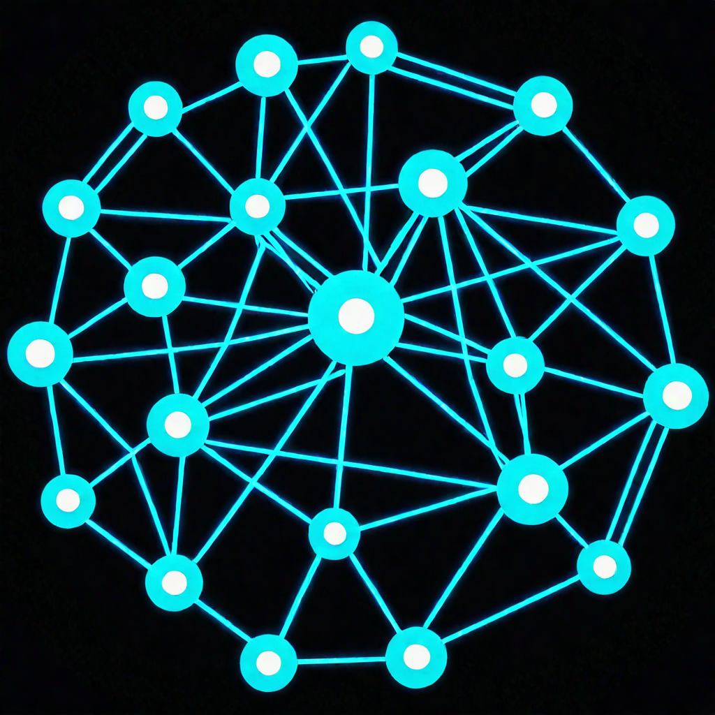 web of nodes