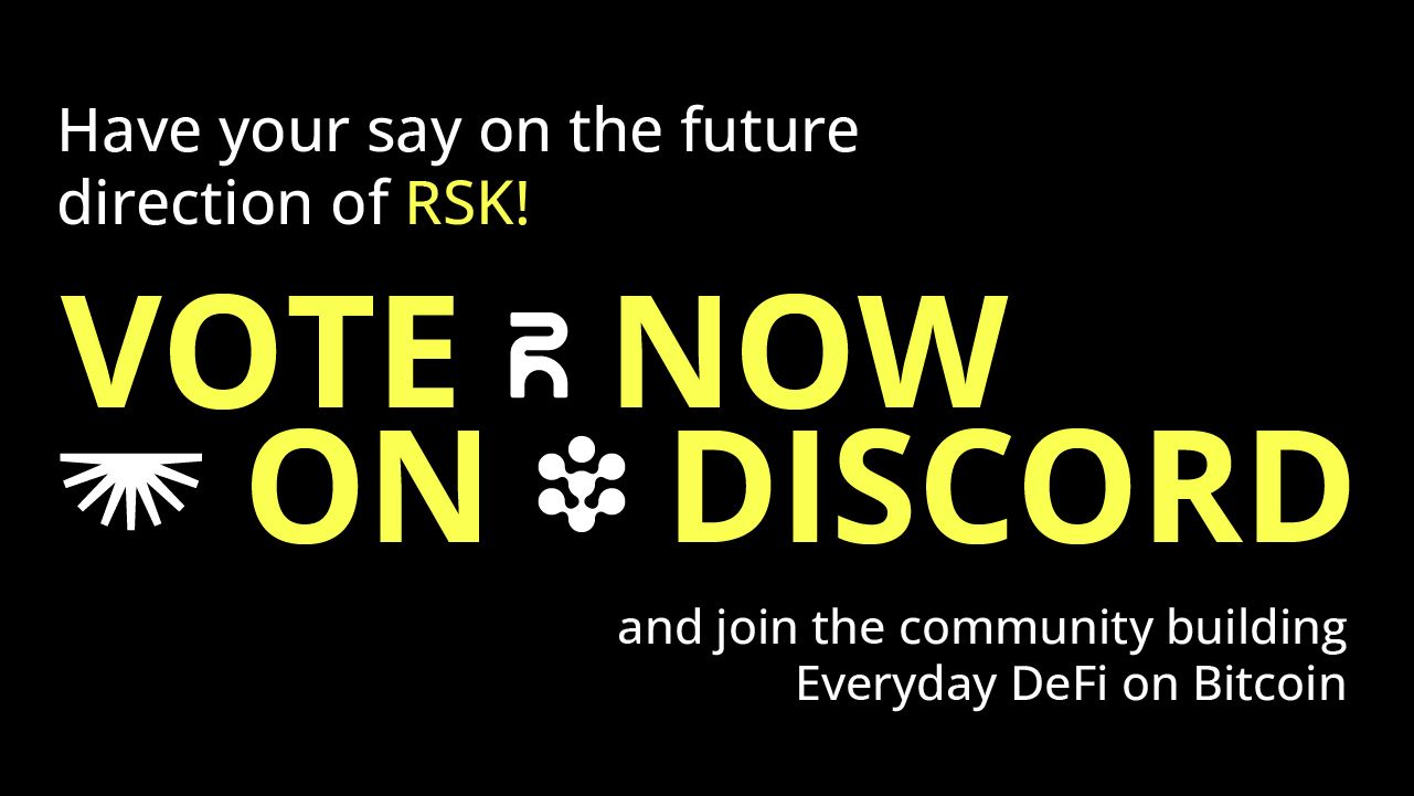 The future of RSK is in your hands…