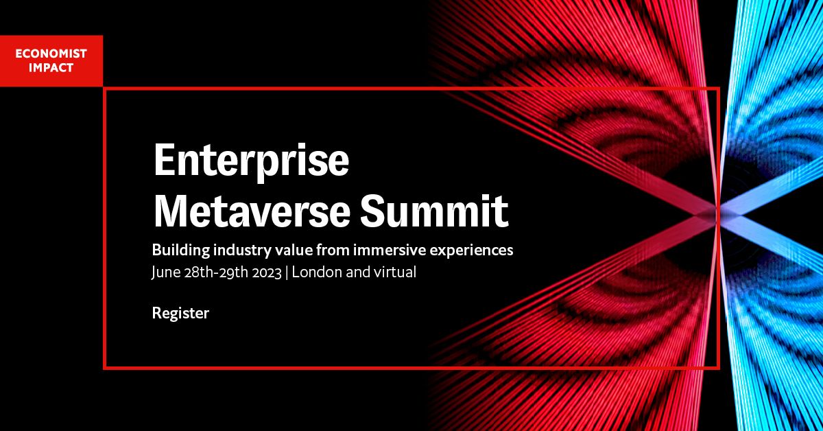 The Metaverse Insider Joins Forces With the Economist for Enterprise Metaverse Summit